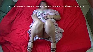 bbw wife masturbates big pussy ignoring cuckold husband wedding