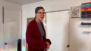 Maintenance Man Pounds Big Tits Cam Girl Doggystyle Creampie