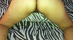 chiqui the horny hotwife humps her pillow craving more cock inside her