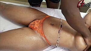 Free Massage with Bestie Turns Her into Screaming Wet Orgasm Machine!