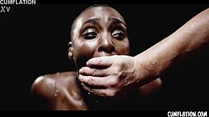 zaawaadi's pussy cumflated wif interracial loads