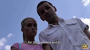 hunt4k. tiny teen butt in tight blue jeans traded for quick cash pickup