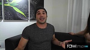 kiara edwards spreads big tits and ass for british raw gangbang pounding