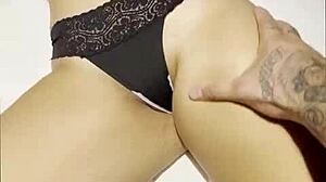 big tits latina milf slut blasts huge cumshot in debut casting