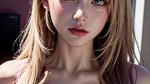 Sexy girl pounds her hot butt hard and relentless