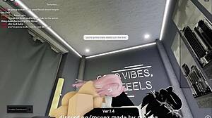 fucking that cute catgirl bent over doggy style on roblox condo blowjob action