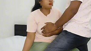 Young Indian Teen Pays Rent with Big Tits Creampie Missionary Fuck