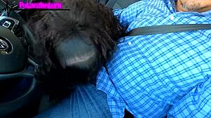 new slut arrives for outdoor casting blowing cock first time ever