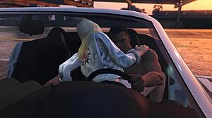 Franklin Hires Hooker for Wild GTA 5 Car Sex Service
