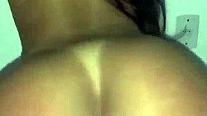 latina big ass bent over for quick rough parental sneak fuck