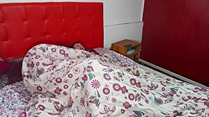 Surprised my horny bbw stepmom post-nap with rough anal then vaginal pounding she moaned wet!