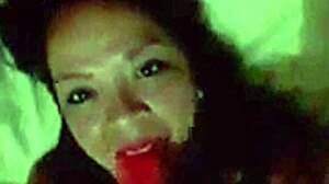 Colombiana Deepthroats Big Tits Action!