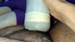 cold night wanking my huge arab cock part 2