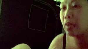 Korean Milf Sucks Husband's BWC POV