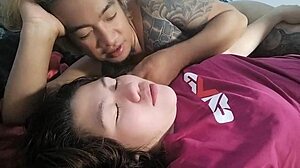 boyfriend fucks me so hard i drip wet from my juicy asian pussy
