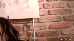 Milf with huge tits fingers pussy then rides cock to orgasm