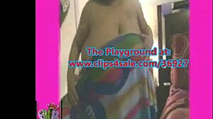 Drying Off My Dripping Sexy BBW Body Exposed!