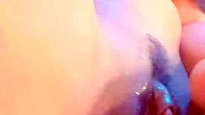 i crave your hot squirt on my shaved latina pussy in jeans shorts joi pov