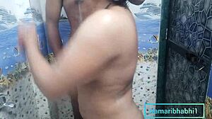 Indian Bhabhi Squirts In Bathroom As Monster Cock Fucks Her Wet Pussy