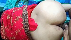 Desi Indian maid wife takes bent over anal creampie.