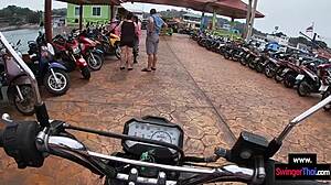 amateur teen couple bangs publicly on thai island