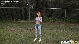 Sawyer swipes right on your throbbing cock, ready for her?