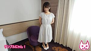 stunning beauty koharu 22yo hairdresser hard nipples fucked g-spot orgasms