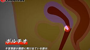 Japanese amateur big tits babe blows then creampies on homemade toys