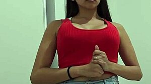 Horny Big-Tits Stepsister Begs Stepbro for Dick