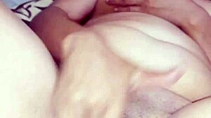 Petite Latina Milf Fingers Tight Vagina to Creampie Squirt Mess