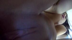 Hey babe, you see this hottie filming her own doggystyle pounding in lingerie?