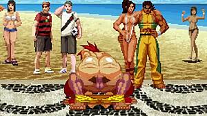 beach pussy ready for mugen sean's intense hentai drilling?