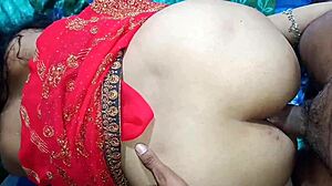 Desi Indian maid wife takes bent over anal creampie.