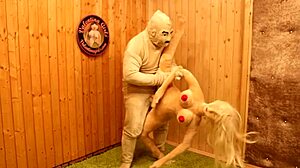 Sex dolls Catalina Valentina and Marsalina Valentina take turns anal fucked by Valentino