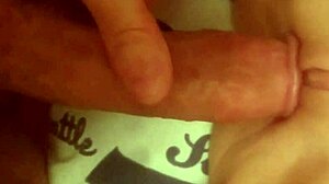 How's that monster cock wrecking her little pussy?