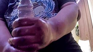 boyfriend tee v5 shares his chubby big tits girl's huge natural boobs and monster cock ride