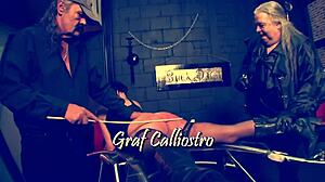 Bound Big Tits German Slave Fisted Hard In Bondage With Huge Dildos Closeup