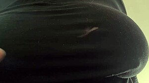 stepmom's huge natural tits invade my room for taboo ride