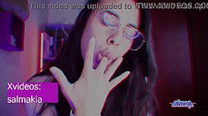 vintage latina cutie loves licking her hairy beaver and stuffing huge dildos inside