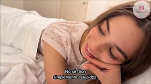 Sub español molly little hermanastra pov intimate oral summer night