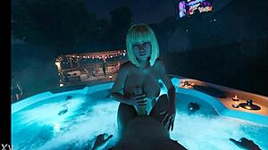 Brittney's Huge Natural Tits at Cum-Filled House Party