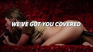 Worship this natural pawg's fat curvy ass and huge pussy lips up close