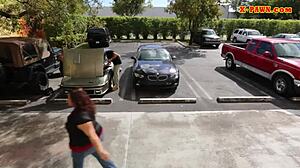 Blonde Bimbo's Petite Body Shakes from Nasty Pawn Dude's Hardcore Pounding