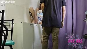 amateur wife barebacks hubby's friend huge cock swelling her pierced pussy lips