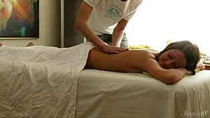 Young Babe Yuliza O Bent Over For Bareback Doggystyle Instead Of Massage