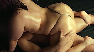 Thick ass latina sneaks off to ride stepbrother's cock doggystyle and cum on ass