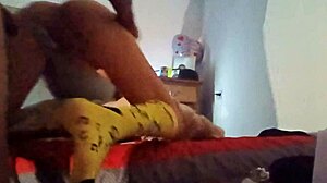 boss sneaks in to fuck babysitter's ass hard when no one's home