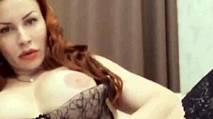 big tits milf mommy masturbates pussy before taboo creampie