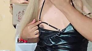 transexual sways hips in sexy dance