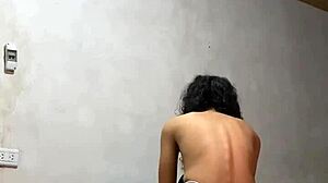 voyeur spies athletic colombian model undressing perfect tits outdoors